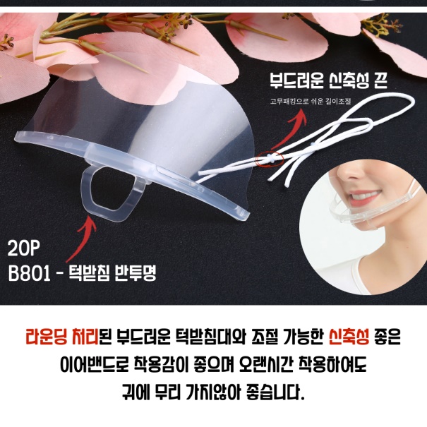 주방위생마스크 요리마스크 입가리개 김장마스크 A601 - 상세 이미지 3