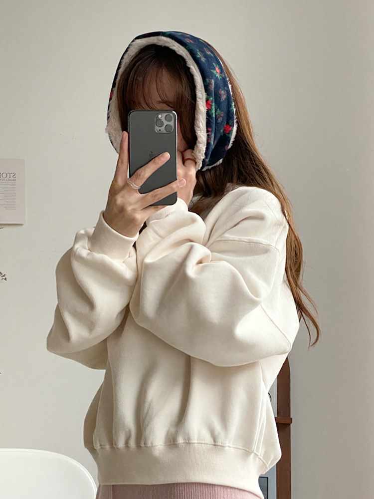 레트로 플라워 에코퍼 귀도리 귀마개 3color 상세 이미지 15