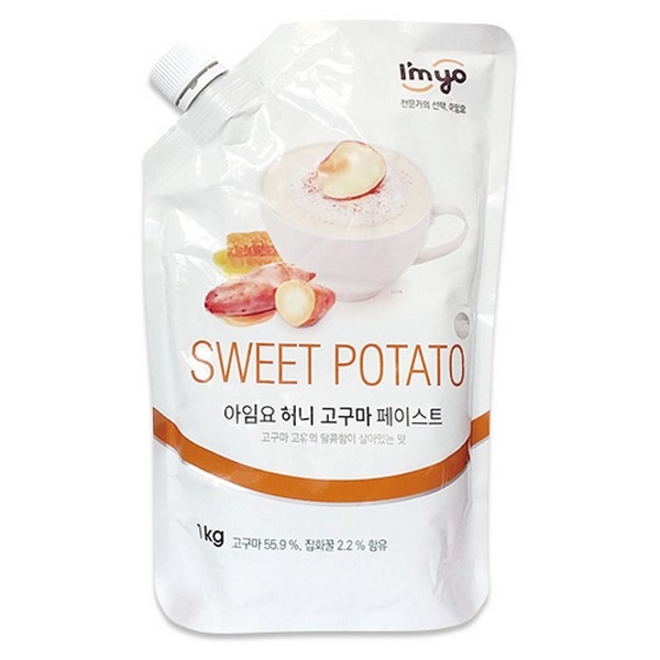 아임요 허니 고구마 페이스트 1kg 고구마라떼 - 상품 이미지