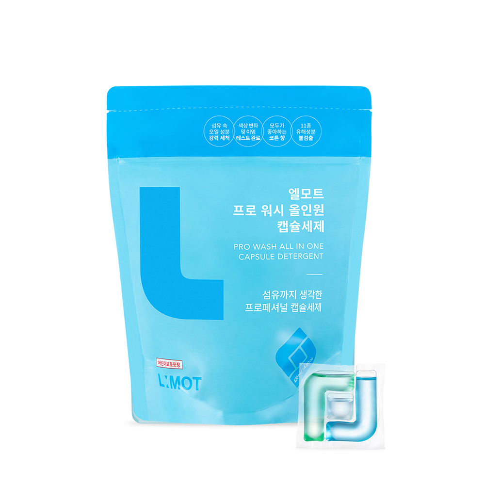 엘모트 프로워시 올인원 캡슐세제 30개입, 1개 - 상세 이미지 3