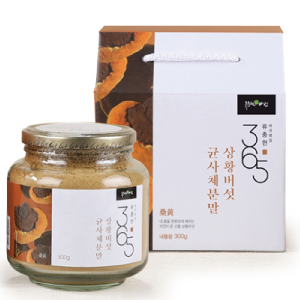 류충현 상황버섯 균사체 100% 분말 300g x2개 베타글루칸 SOD 폴리페놀 약용버섯 제품 이미지