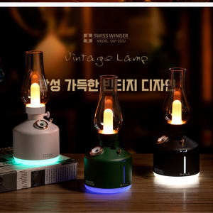 [불멍 램프] 캠핑 용 가습기 미니 소형 저소음 무드등 개봉기 | 실사용 후기 - 상품 이미지 4
