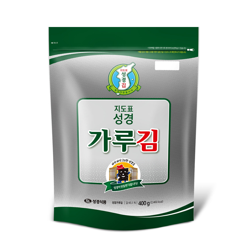 [본사 공식몰] 지도표 성경김 업소용 식자재 김가루 대용량 조미 가루김 400g, 1개