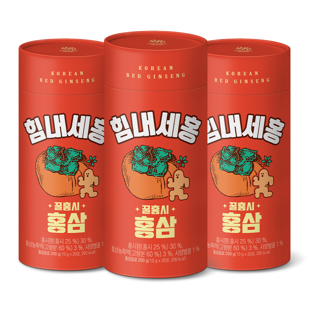 웰라이프 꿀홍시홍삼 (10g) 20포, 3개 - 상세 이미지 2