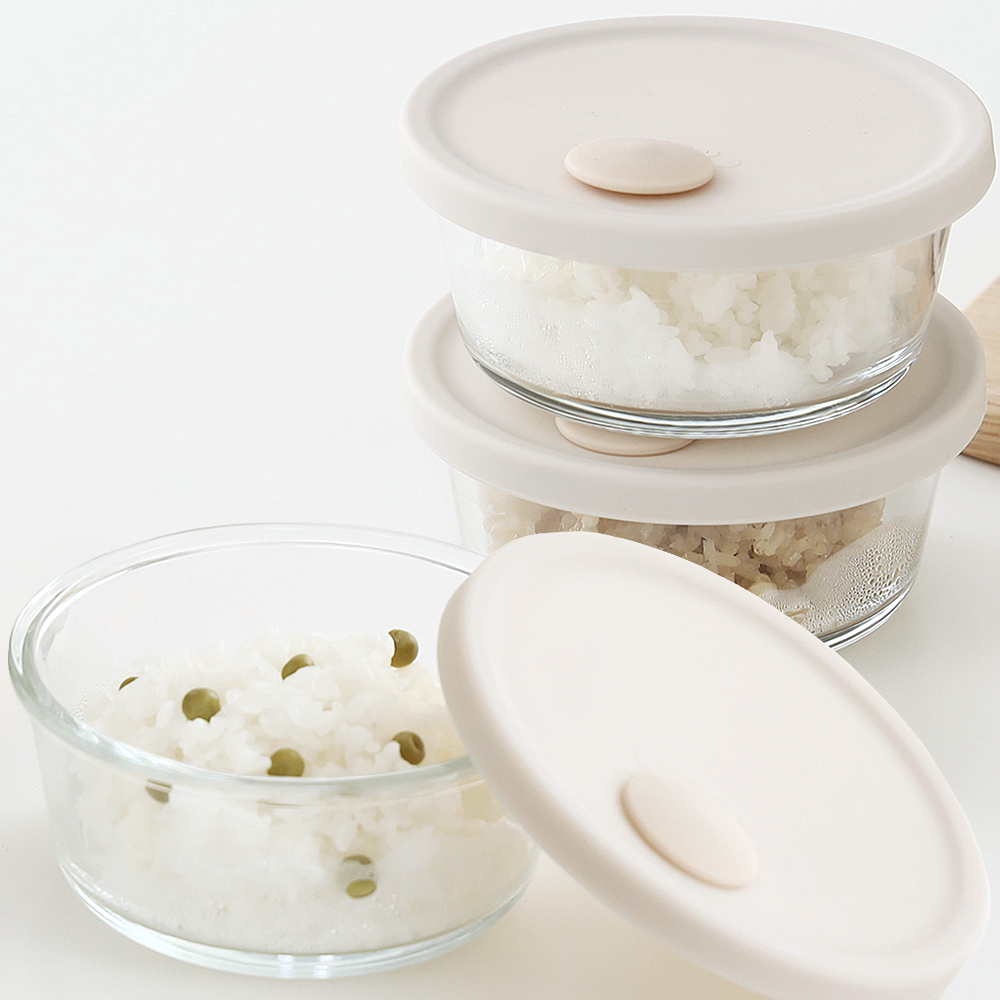 코지 내열유리 냉동 밥보관용기 320ml 10p 반찬통 세트