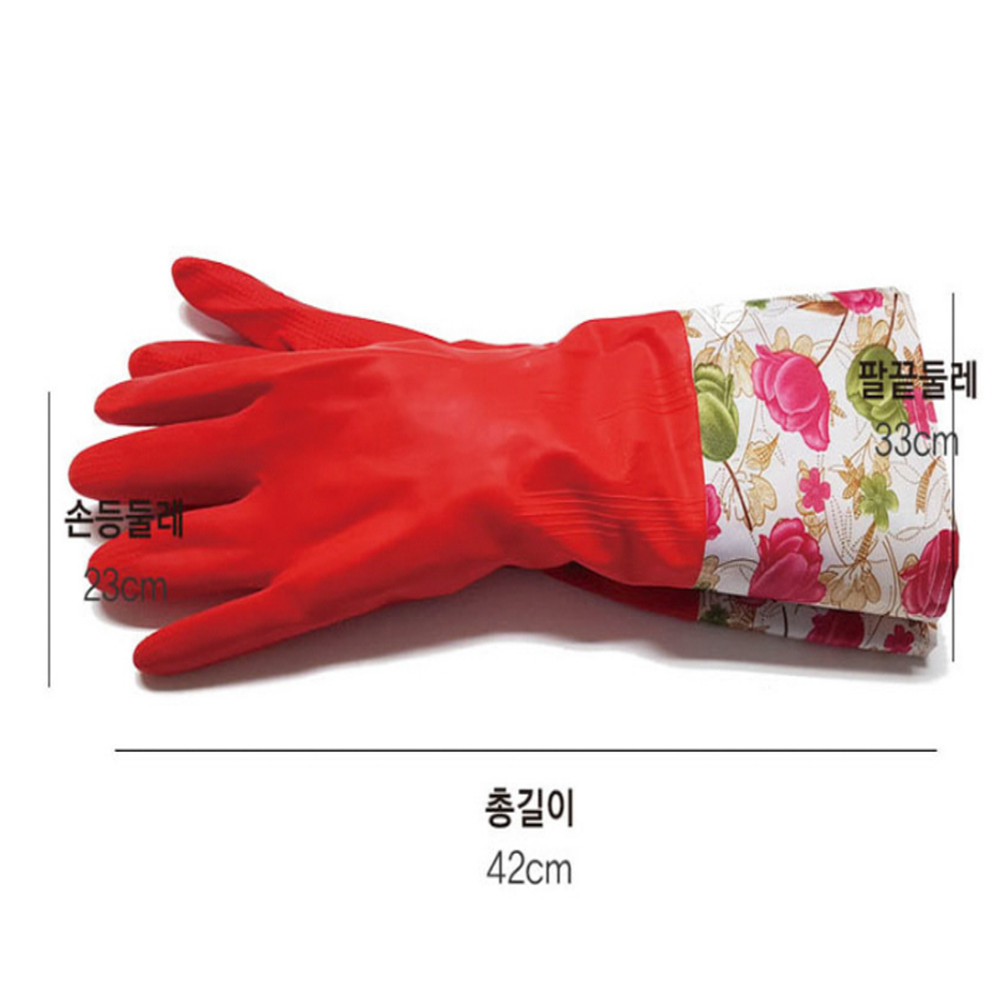 기모고무장갑 김장용 털고무장갑 - 상세 이미지 5