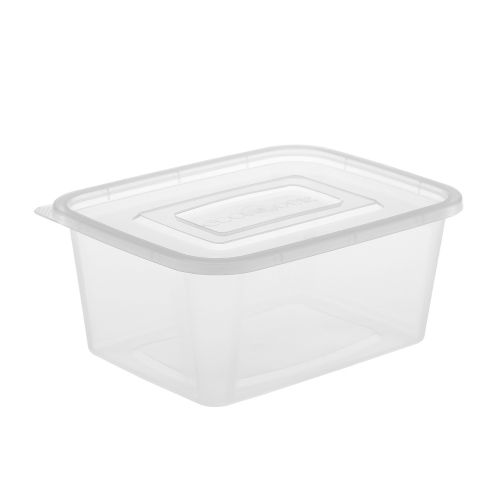사각 밀폐용기 1.5L (투명) 5개 : 대성 기업