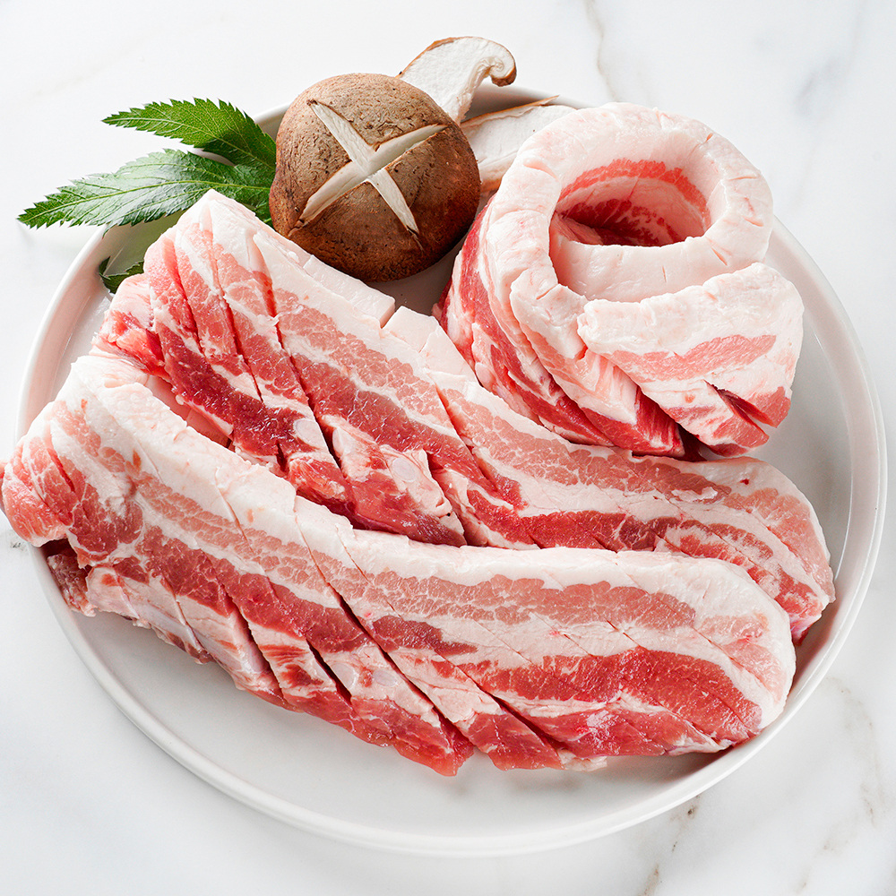 한돈 생삼겹살 600g, 1kg 구이 찌개용 삼겹살 수육 생삼겹 냉장 - 상품 이미지