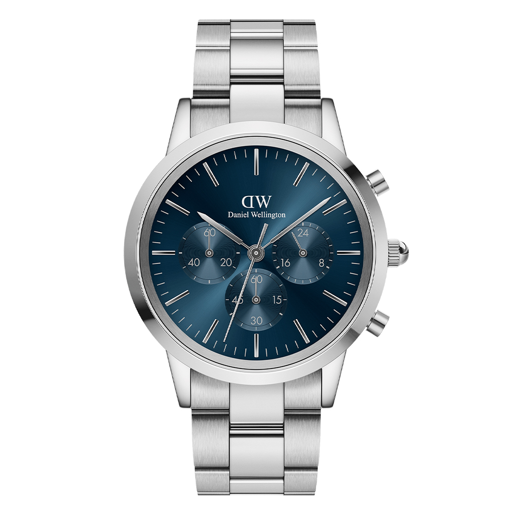 다니엘 웰링턴 ICONIC CHRONOGRAPH LINK ARCTIC 남성 손목시계