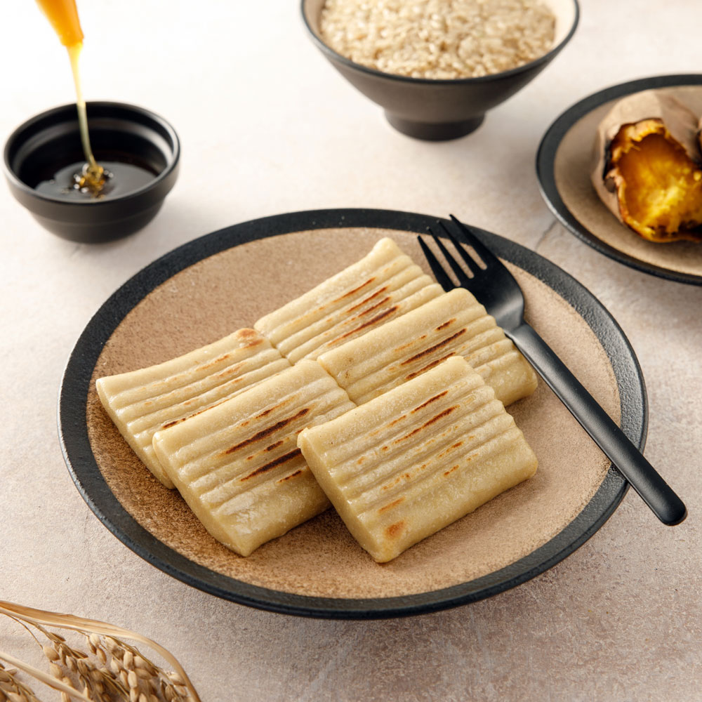 싸리재 유기농 가래떡 [ 현미가래떡 100g 10봉지 ] 아침대용 무설탕 개별포장 떡 - 상세 이미지 4