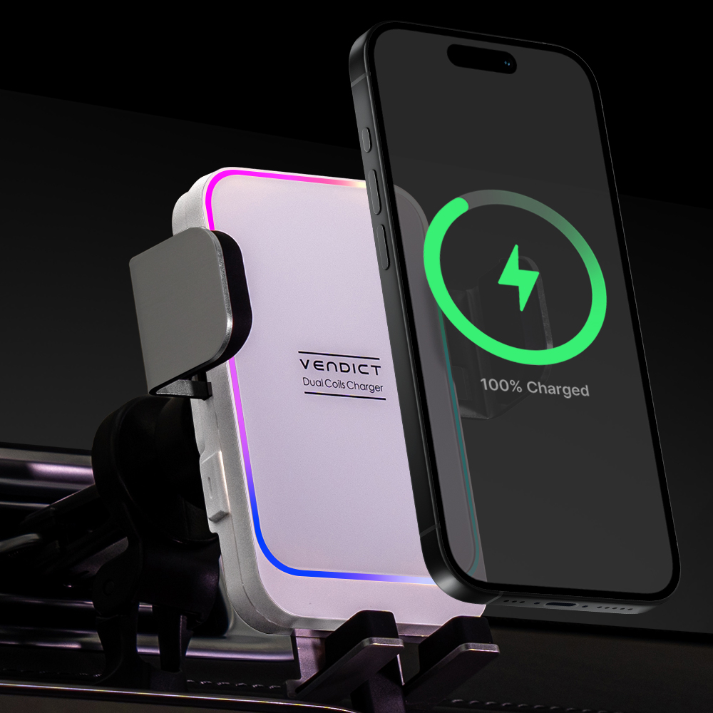 벤딕트 차량용 무선 충전기 거치대 Z플립7 6 5 4 핸드폰 스마트폰 루나스퀘어