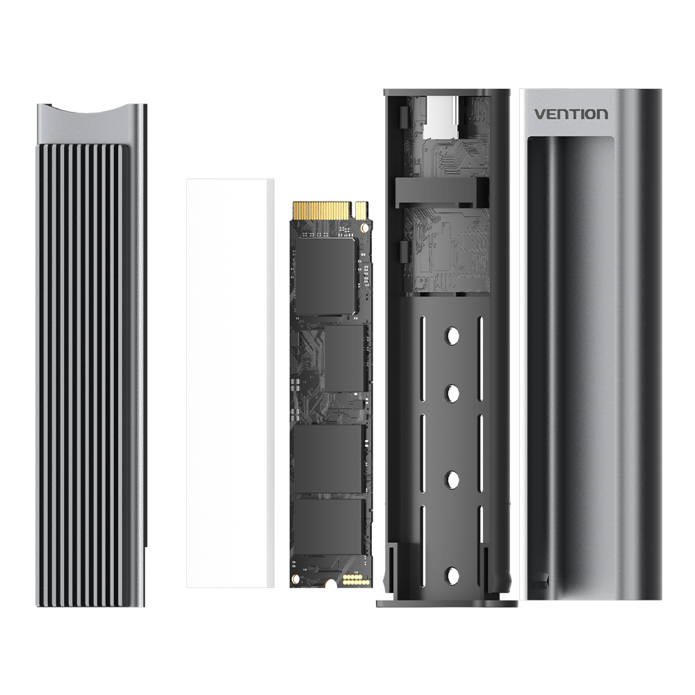 벤션 USB3.2 Gen2 10Gbps M.2 NVMe SSD 외장 케이스 KPKH0 - 상세 이미지 2