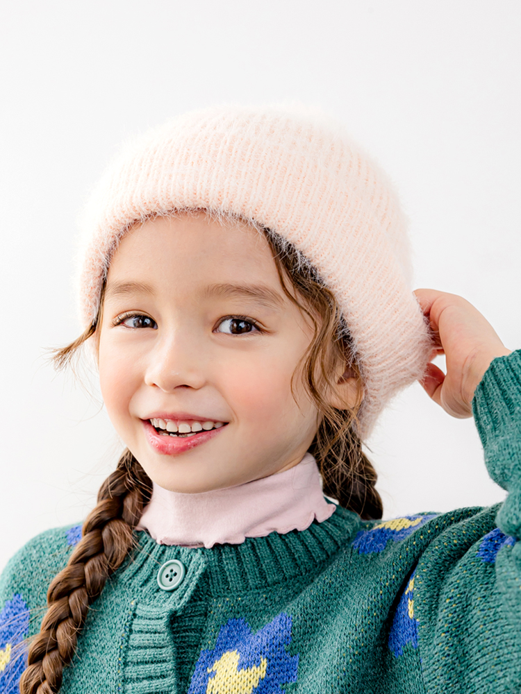 조앤 앙고라 비니 모자 유아모자 - 상품 이미지