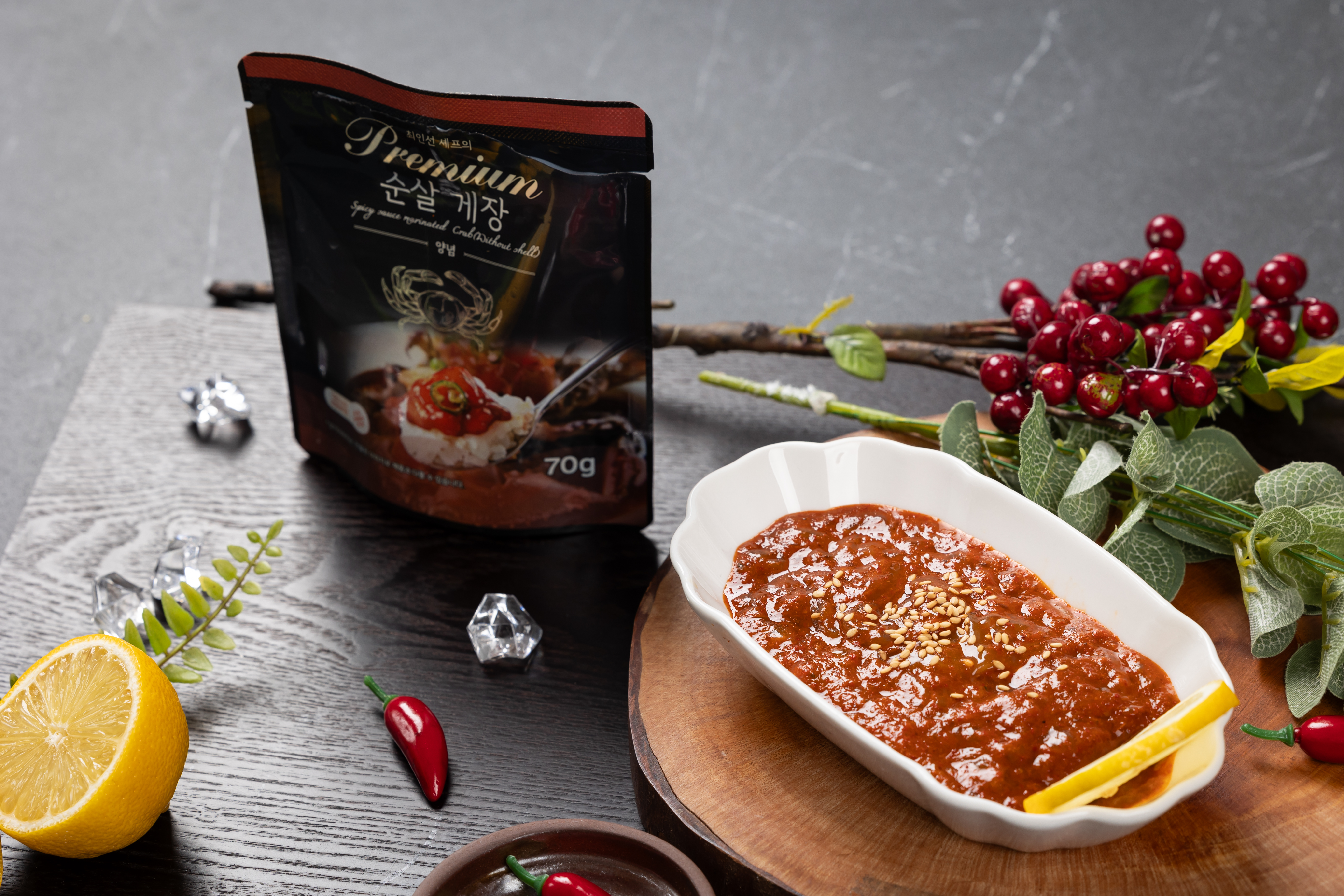 최인선 셰프의 프리미엄 순살게장 간장70g 양념70g - 상세 이미지 3