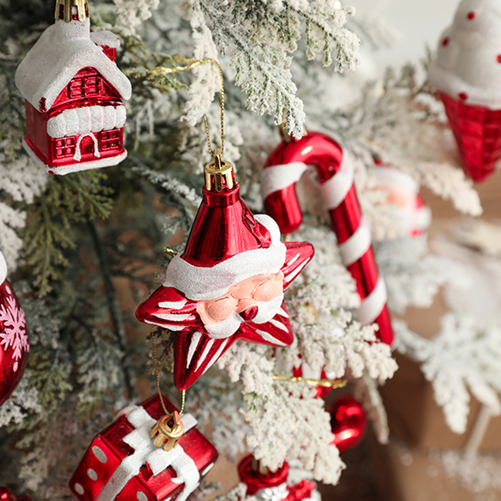 로즈소녀하우스 크리스마스 오너먼트 트리 장식 소품 2개입 - 상세 이미지 2