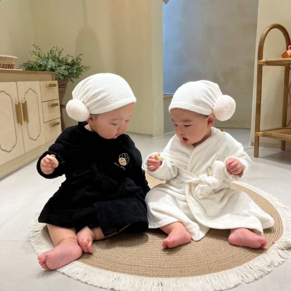 출산선물 아기목욕가운 양머리수건 배쓰터번 100일 돌 촬영소품