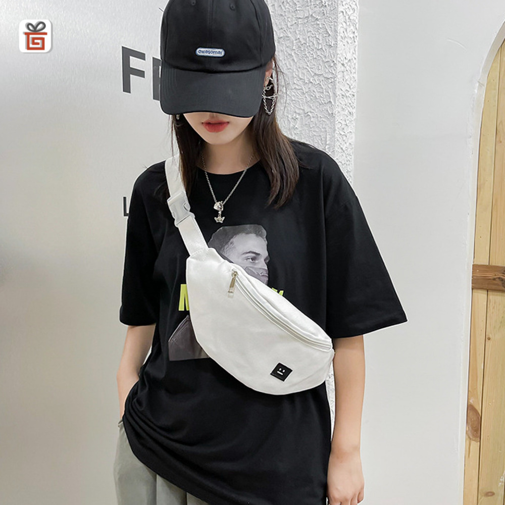 무지 힙색 슬링백 크로스백 남녀공용 이미지 7