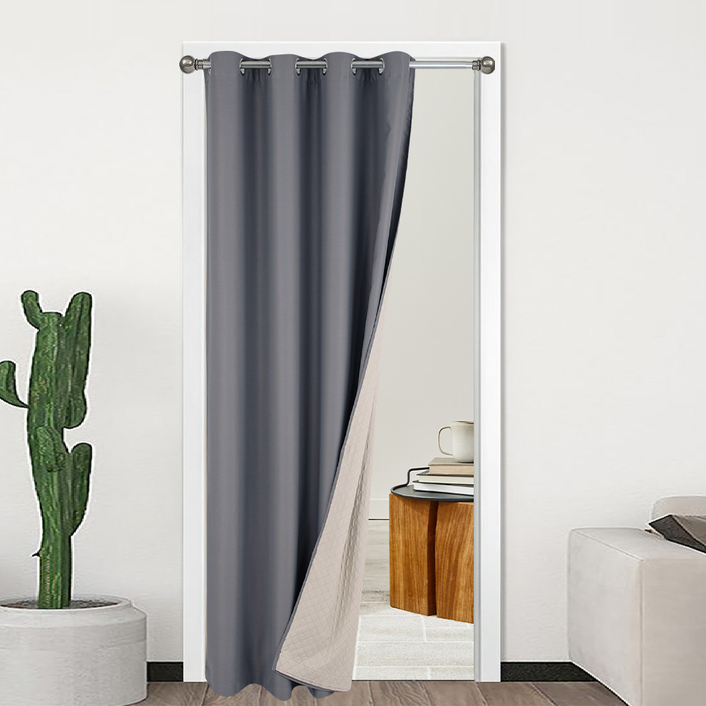 누빔 방한 현관 패딩 중문커튼