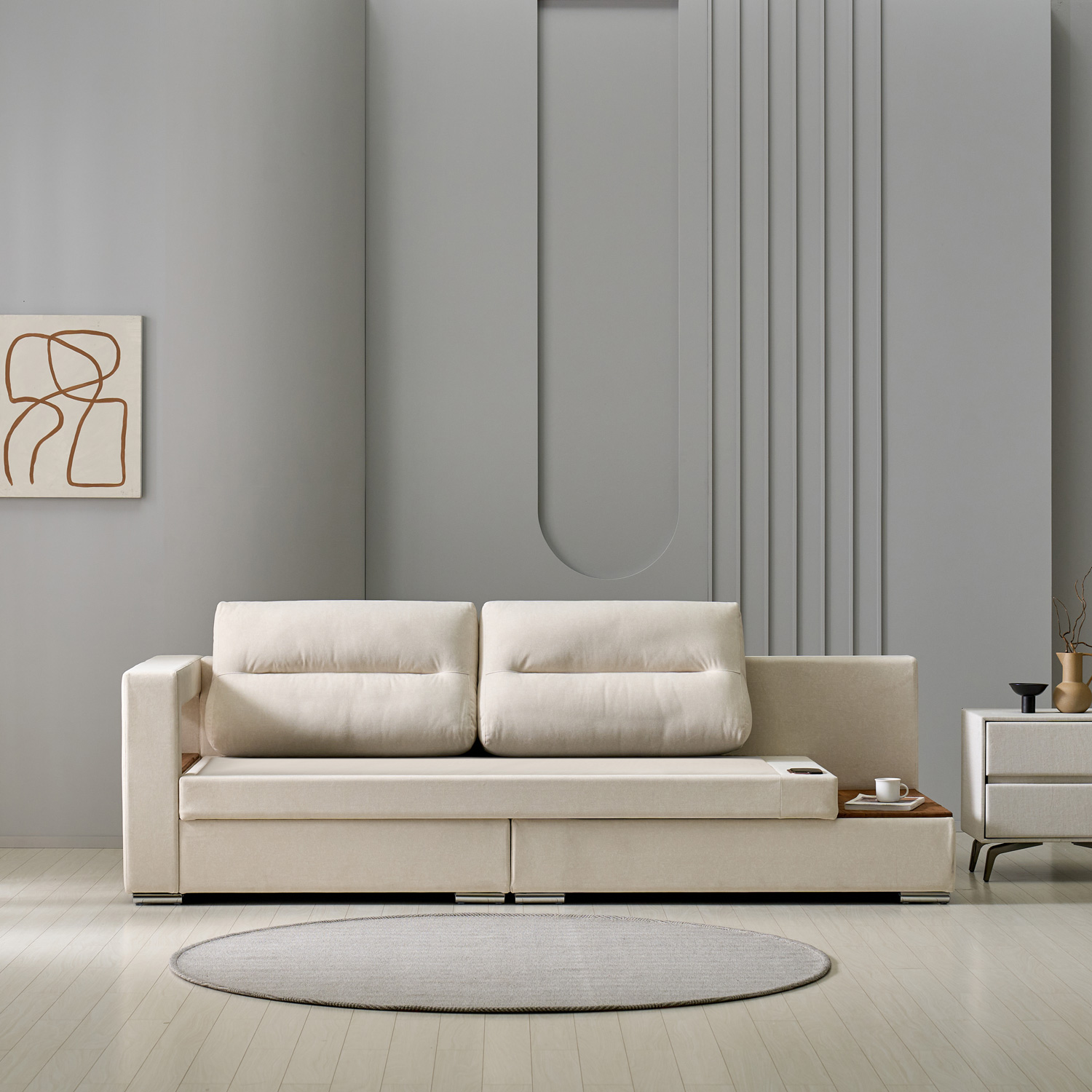 가보건강침대 황토 밀양흙침대 세라믹볼 세라믹스 돌침대 소파 F모네SE