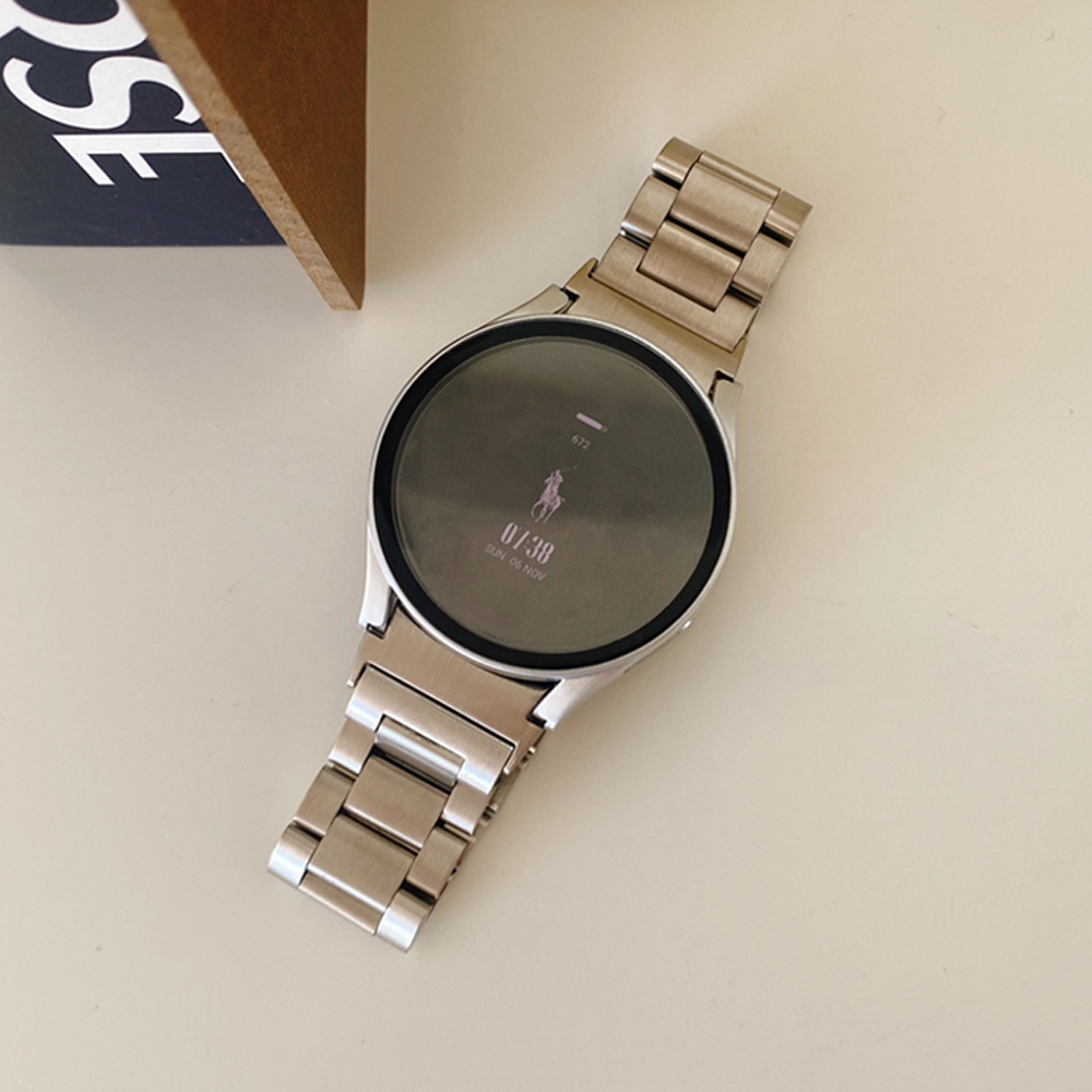 갤럭시워치7 스트랩 갤럭시워치6 갤워치5 갤워치4 날개형 로만 메탈 시계줄