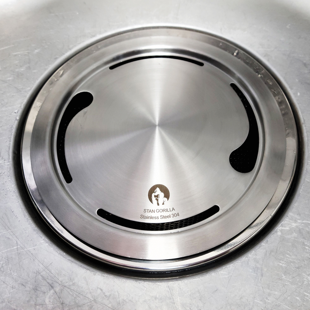 싱크대거름망 배수구망+커버 스텐 마개 세트