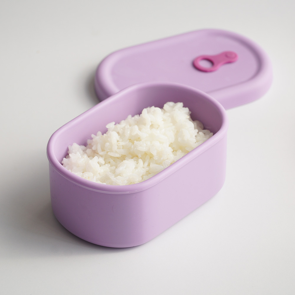 국산 실리콘 밥팩 냉동밥 용기 전자레인지 스팀홀 밀폐용기 실리팝 미니 200ml - 상세 이미지 2