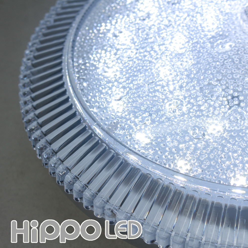국산 히포 LED 직부등 원형 크리스탈 15w 고급형 현관등 DE-215C 주광색 - 상세 이미지 2