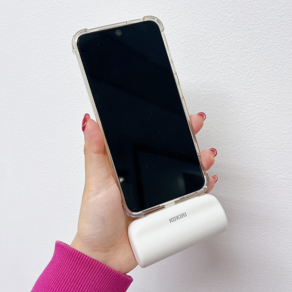 일체형 퀵 도킹형 고속충전 미니 보조배터리 5000mAh C타입