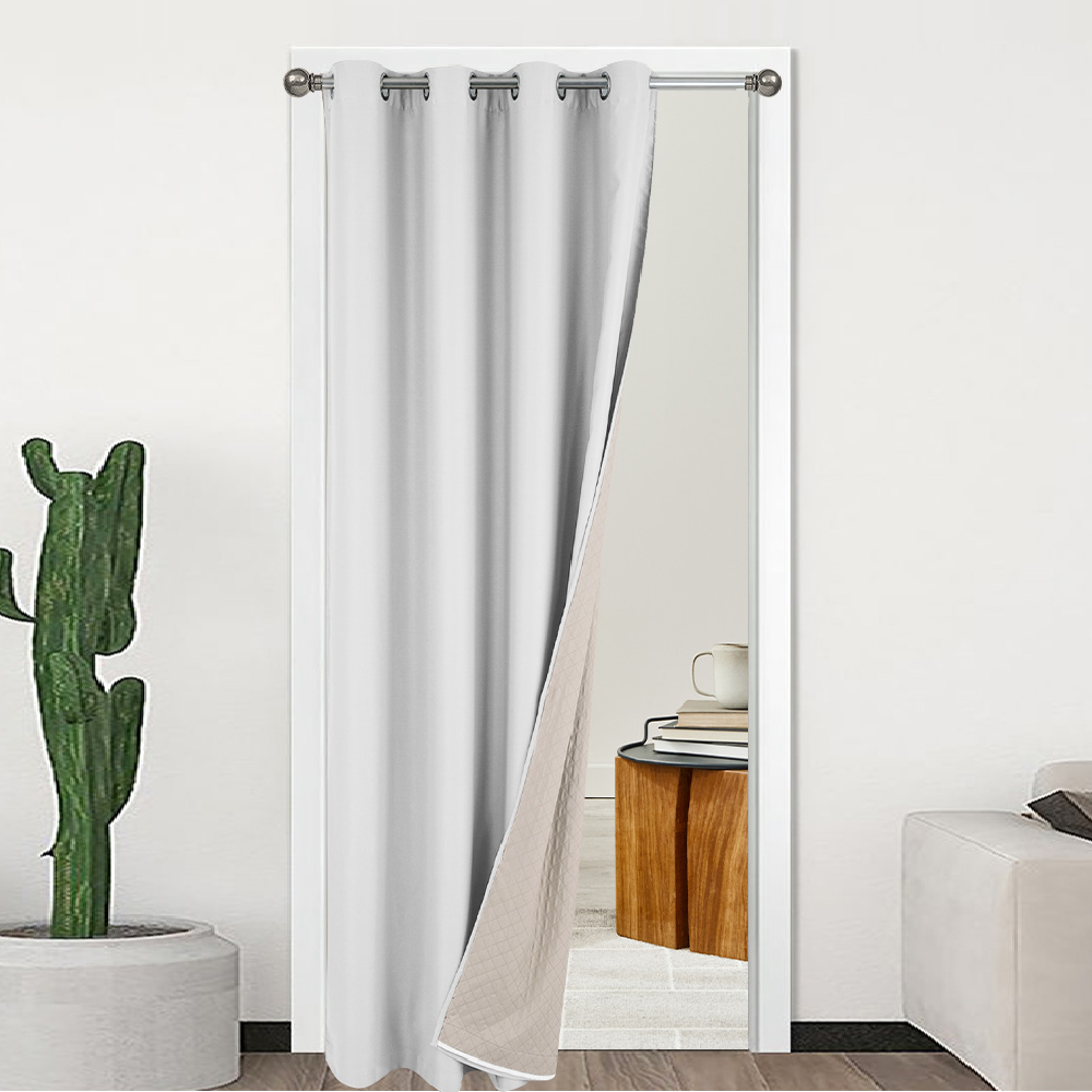 누빔 방한 현관 패딩 중문커튼