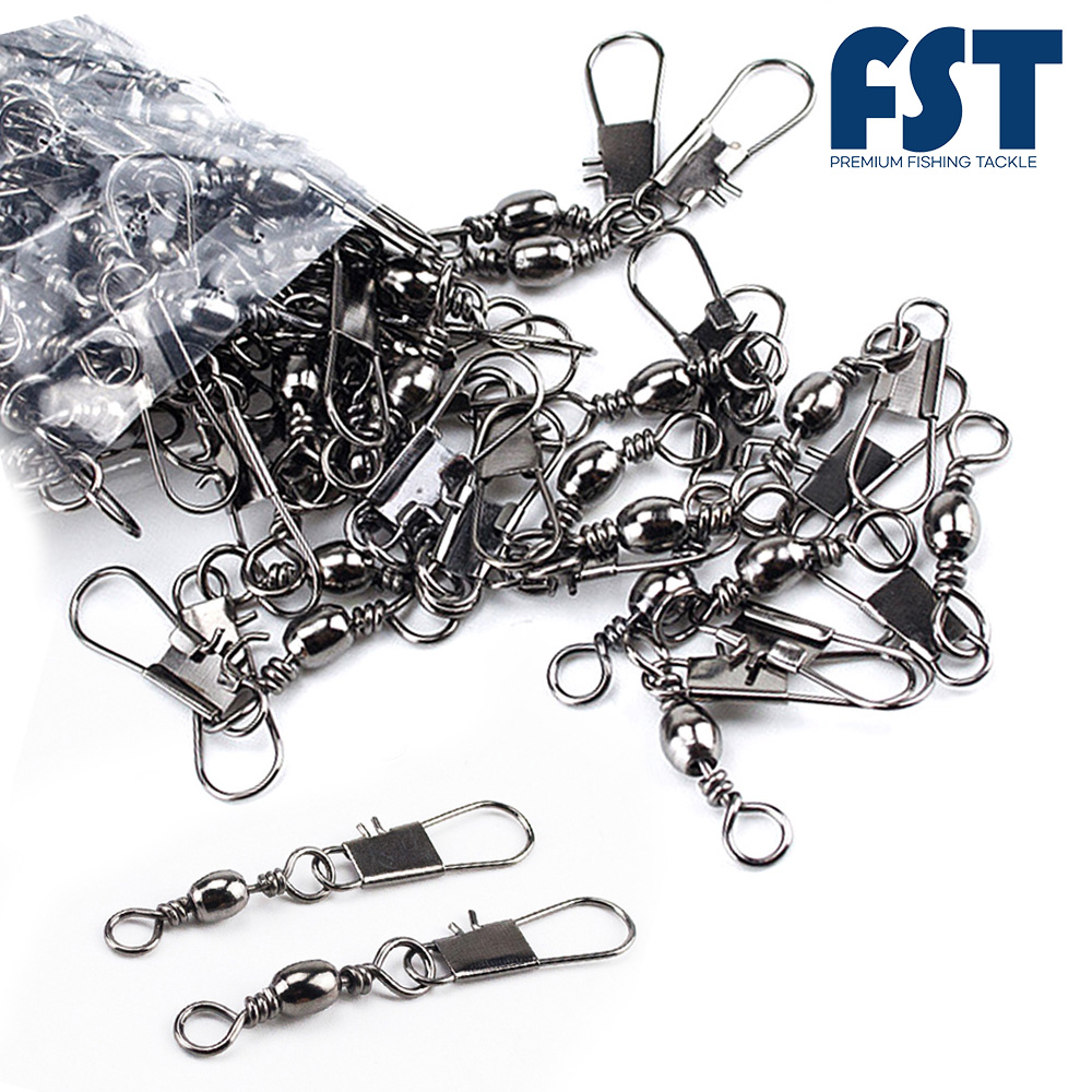 인터락 핀도래 스냅 도래 갑오징어 쭈꾸미 문어 벌크 100개 10호