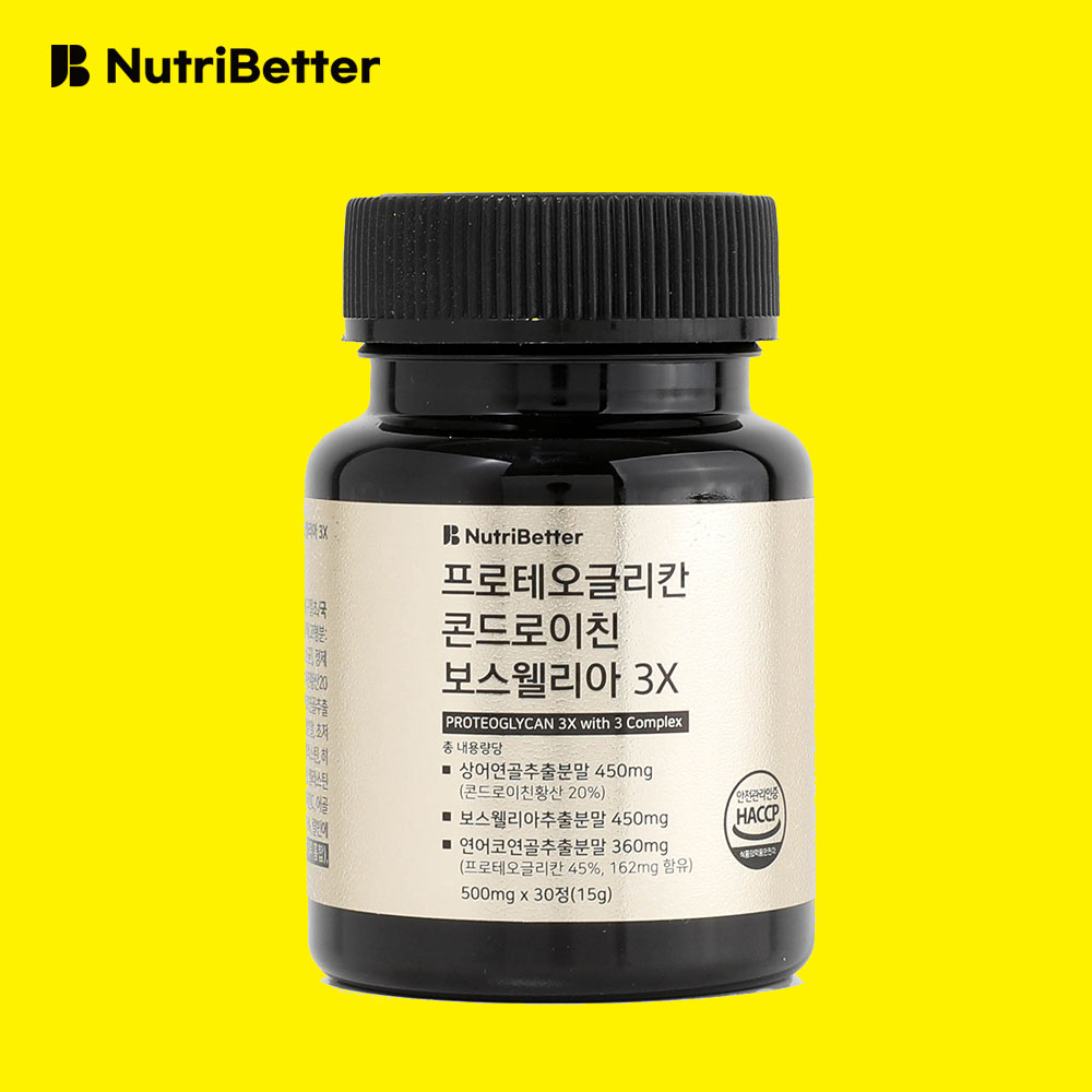 뉴트리베러 프로테오글리칸 콘드로이친 보스웰리아 3X 30정, 6개 - 상세 이미지 5