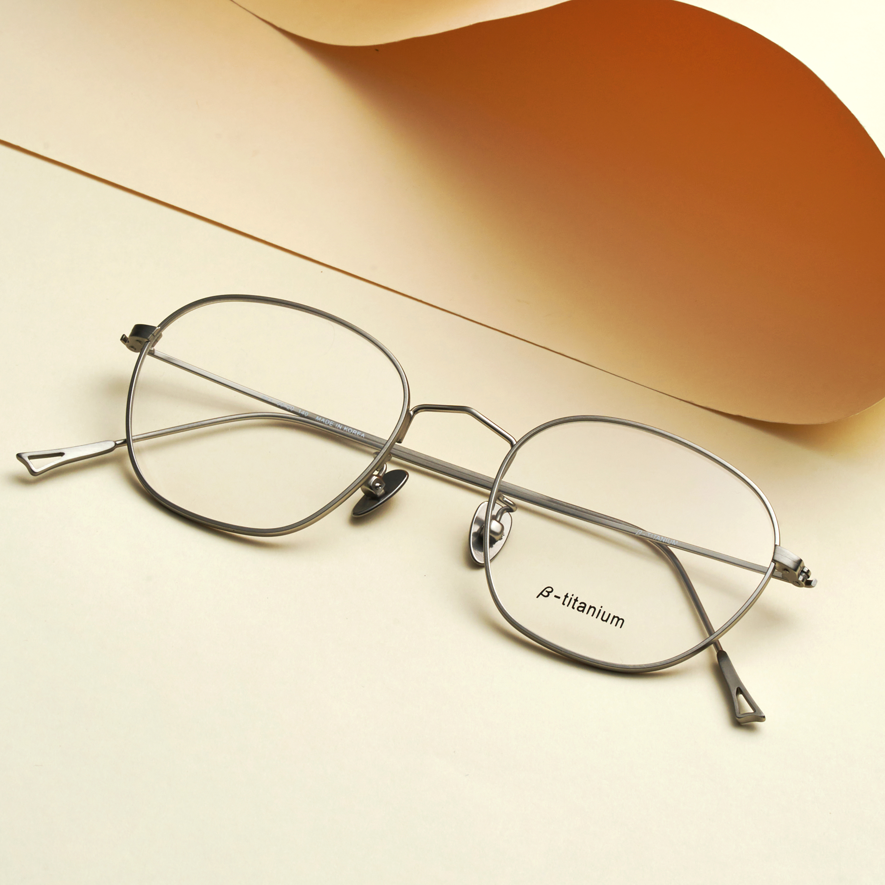 빈티지 엔틱골드 가벼운 티타늄 안경테 은테 남자 여자 블루라이트 차단 안경