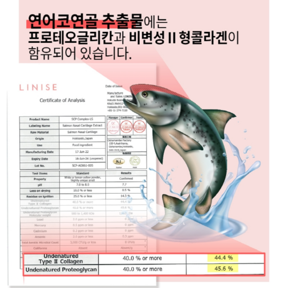 알약 프로테오글리칸 연어코 연골 구절초 - 상세 이미지 3