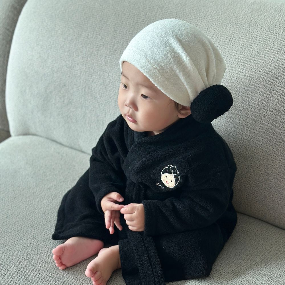 출산선물 아기목욕가운 양머리수건 배쓰터번 100일 돌 촬영소품