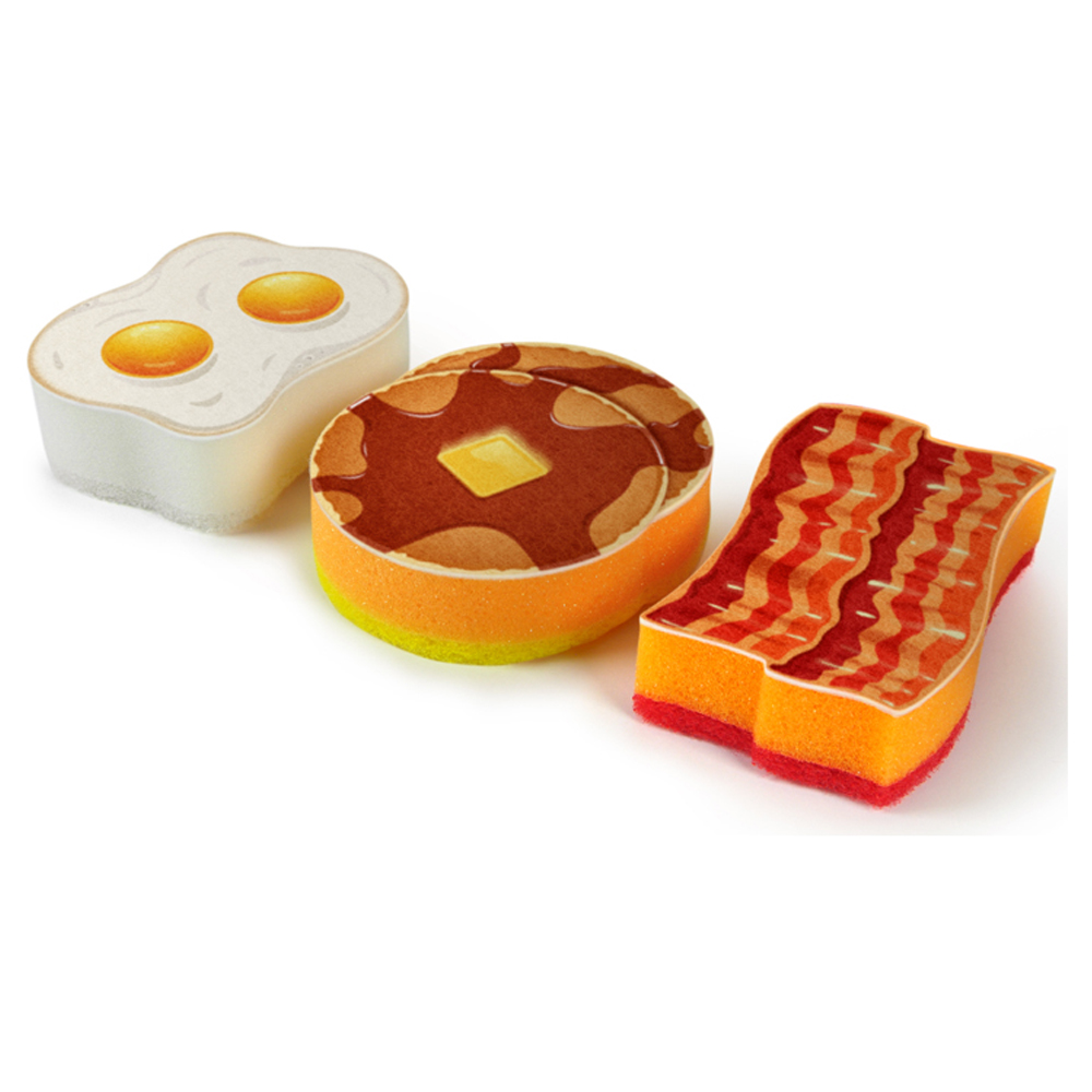 프레드 FRED THE BREAKFAST SCRUB SPONGE 주방 스폰지 - 상품 이미지