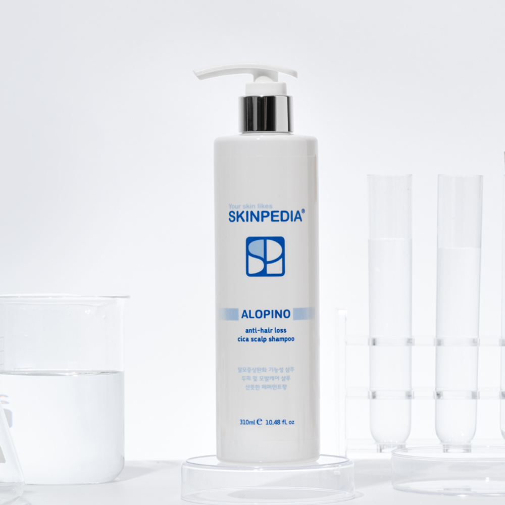 스킨피디아 알로피노 안티헤어로스 시카 스칼프 비듬 탈모완화 두피 약산성 샴푸 310ml 이미지