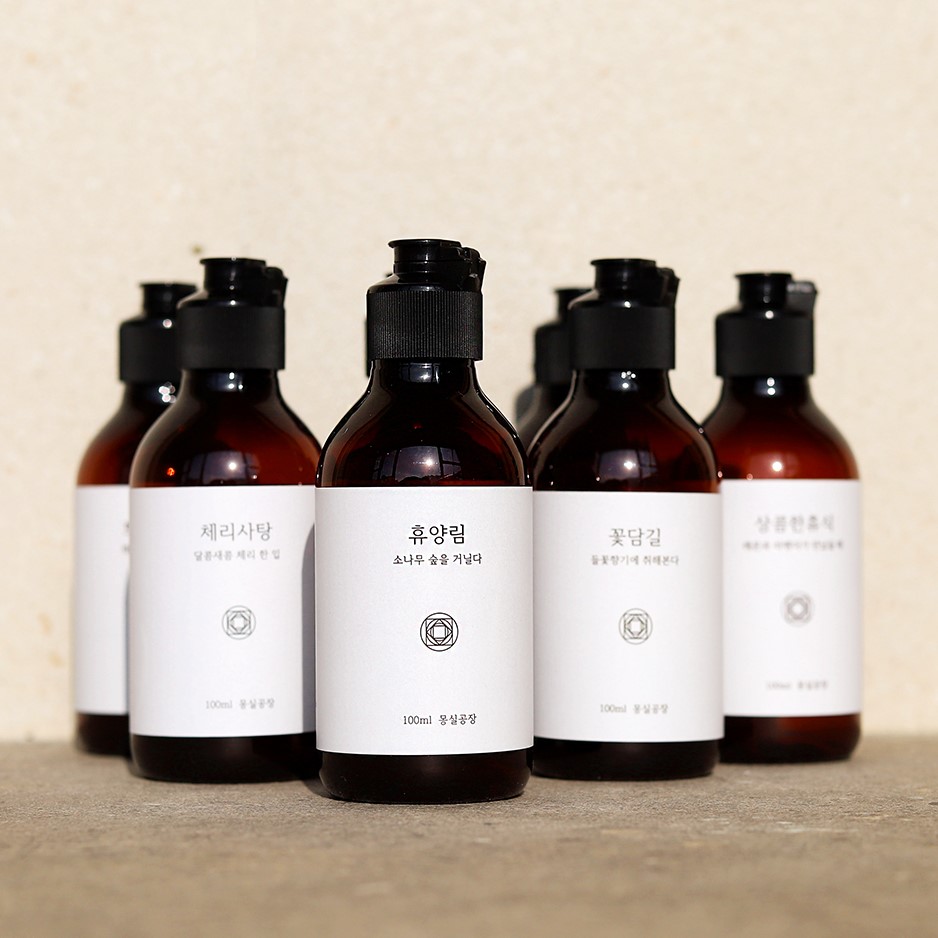 1+1 몽실공장 디퓨저리필 실내 현관 디퓨저 방향제 우디향 편백 화장실 100ml 휴양림 - 상품 이미지