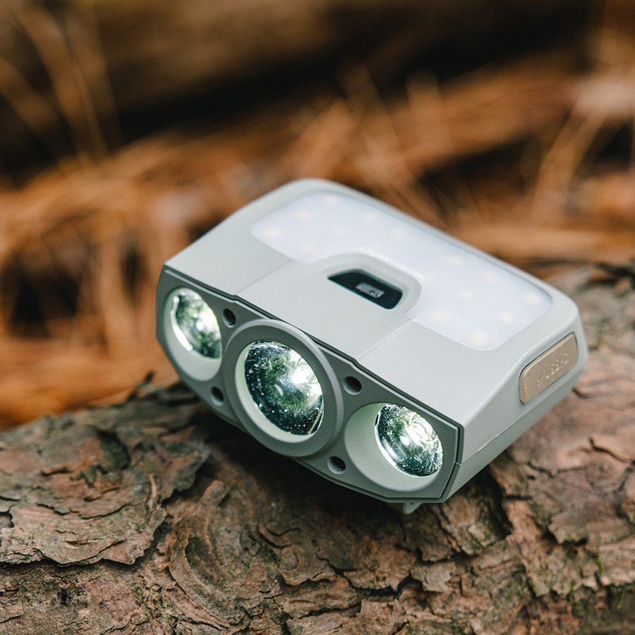 크레모아 캡온 200H 충전식 LED랜턴 캡라이트 백패킹 낚시 작업등 모자 헤드랜턴