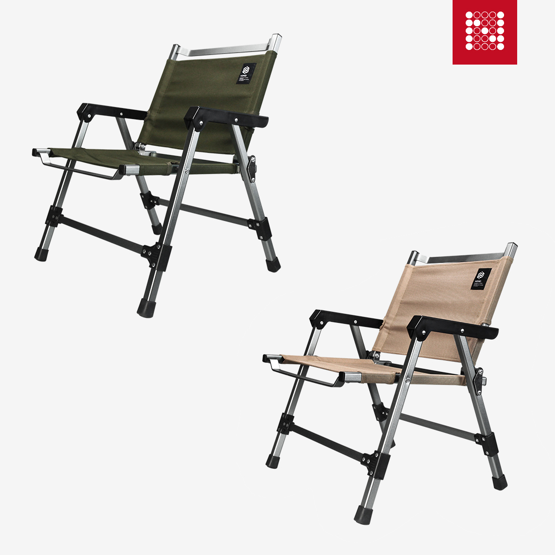 노마드 플렛 로우 체어 캠핑 차박 접이식 편안한 의자