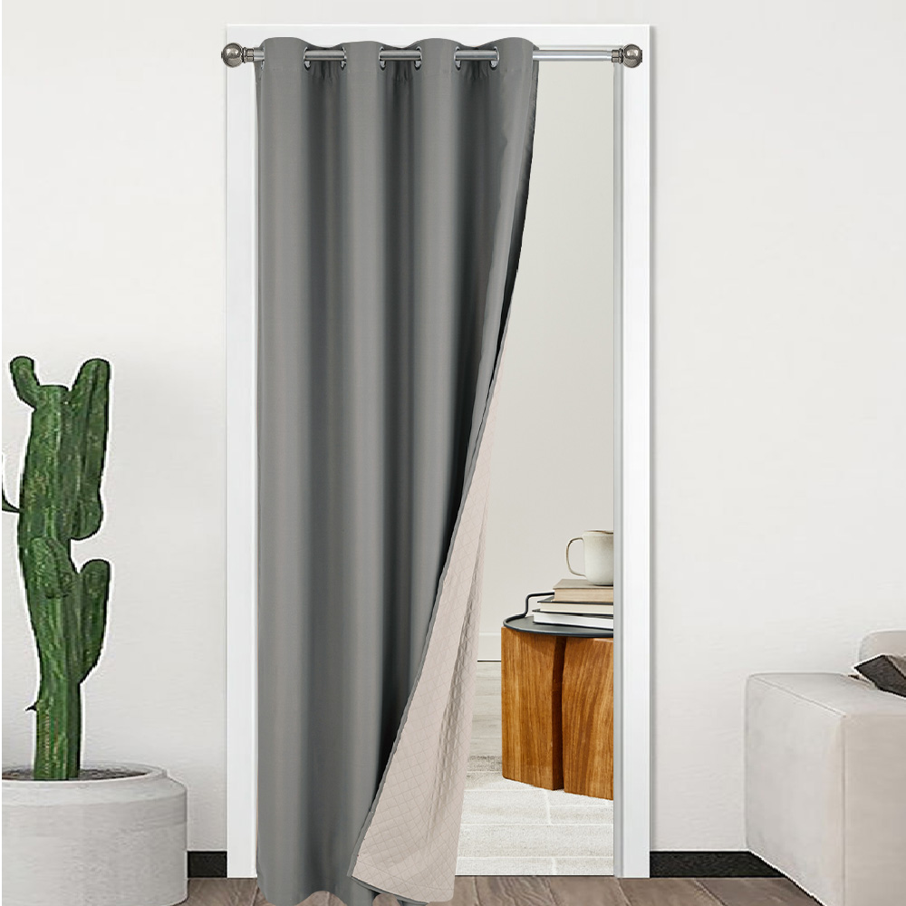 누빔 방한 현관 패딩 중문커튼