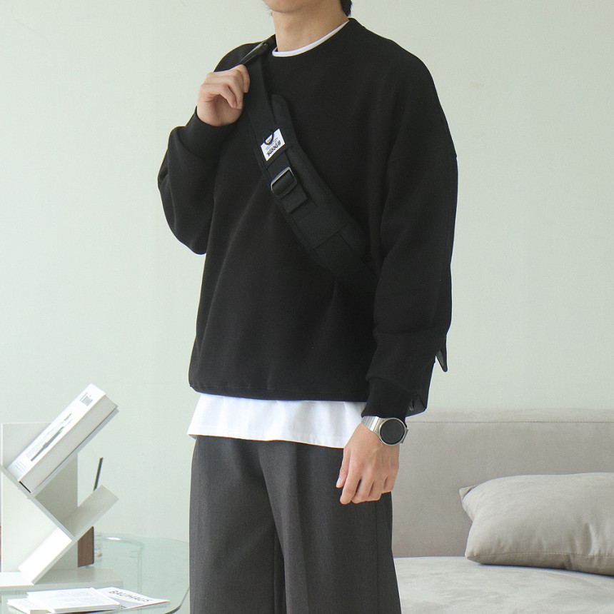 10컬러 특양면 오버핏 맨투맨