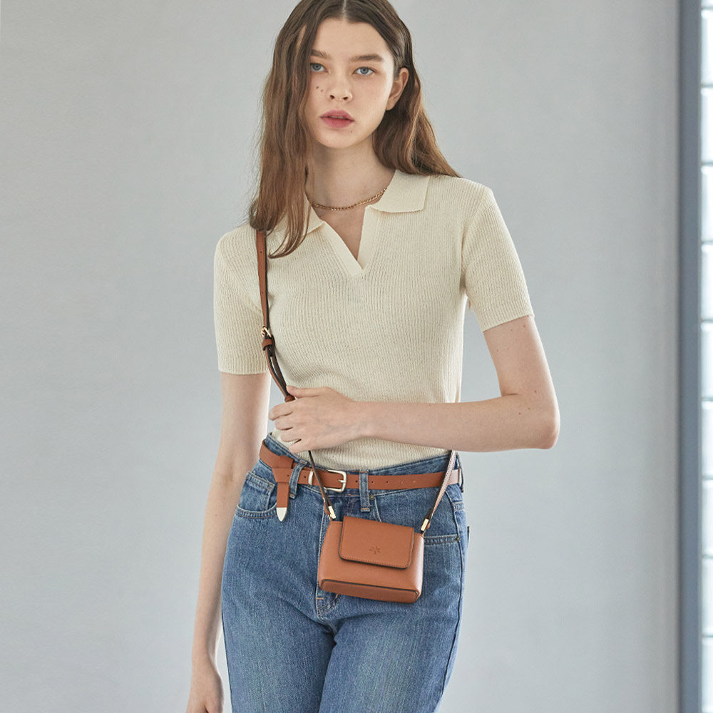 몽삭 모니카 미니 바게트백 AP15-2174 10컬러 택1 마이크로백/지플립가방