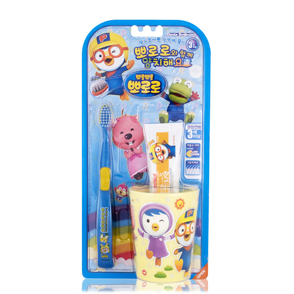 뽀로로 칫솔 치약 양치컵 기획세트 어린이집 선물 생일 답례품 준비물 유아 어린이칫솔
