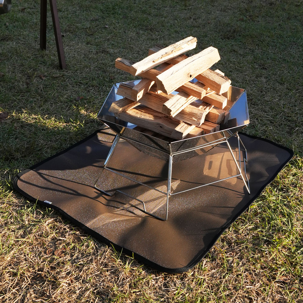 카르닉 방염매트 방염포 방염천 화로대 방열매트 캠핑 사각 S