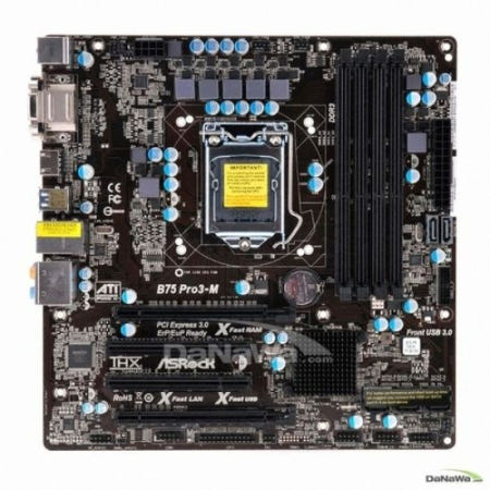 [중고]B75M 메인보드 B75 Pro3-M LGA 1155 소켓 3세대 애즈락