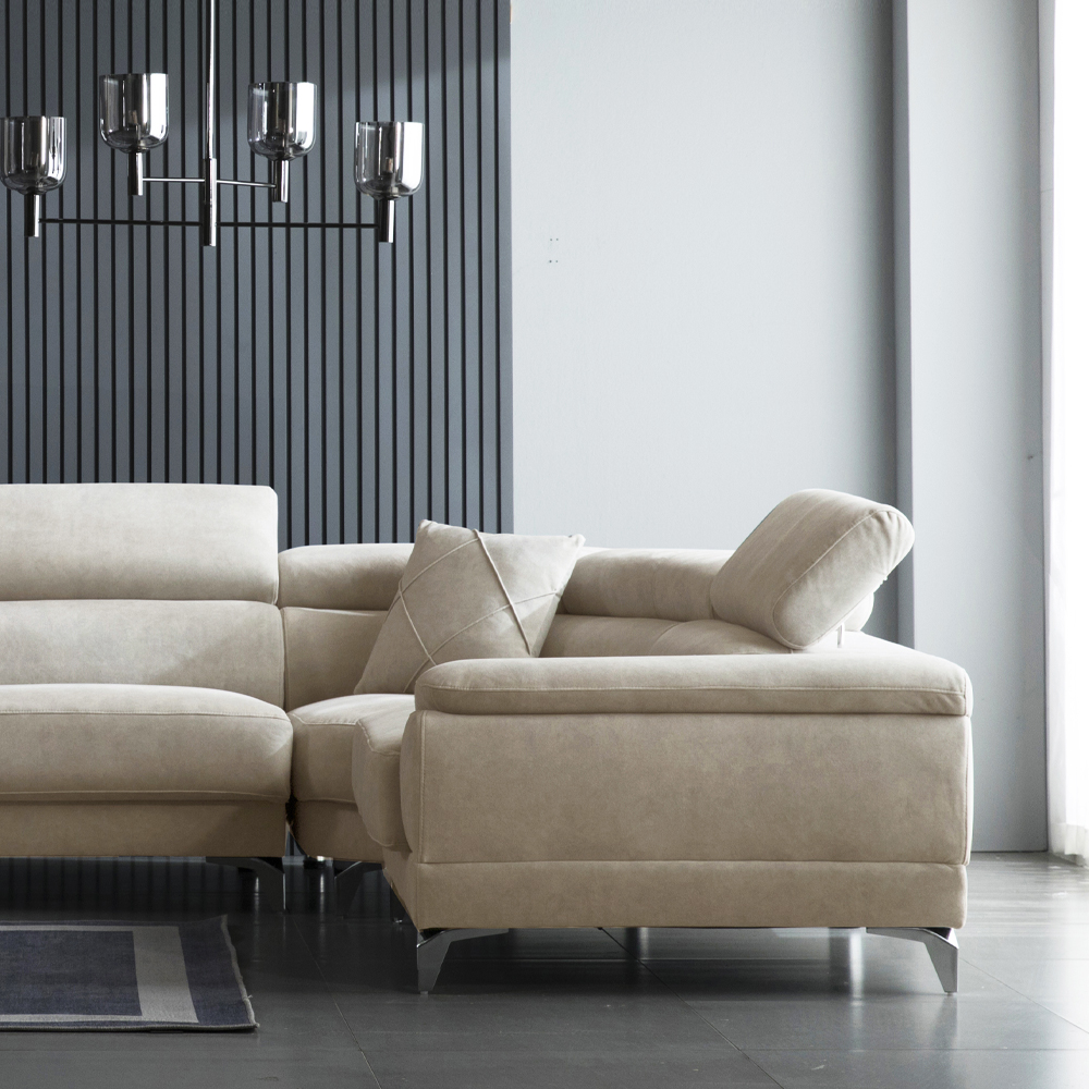 서광퍼니처 소네트 조야 아쿠아텍스 패브릭 코너 5인 소파 sk - 상세 이미지 3
