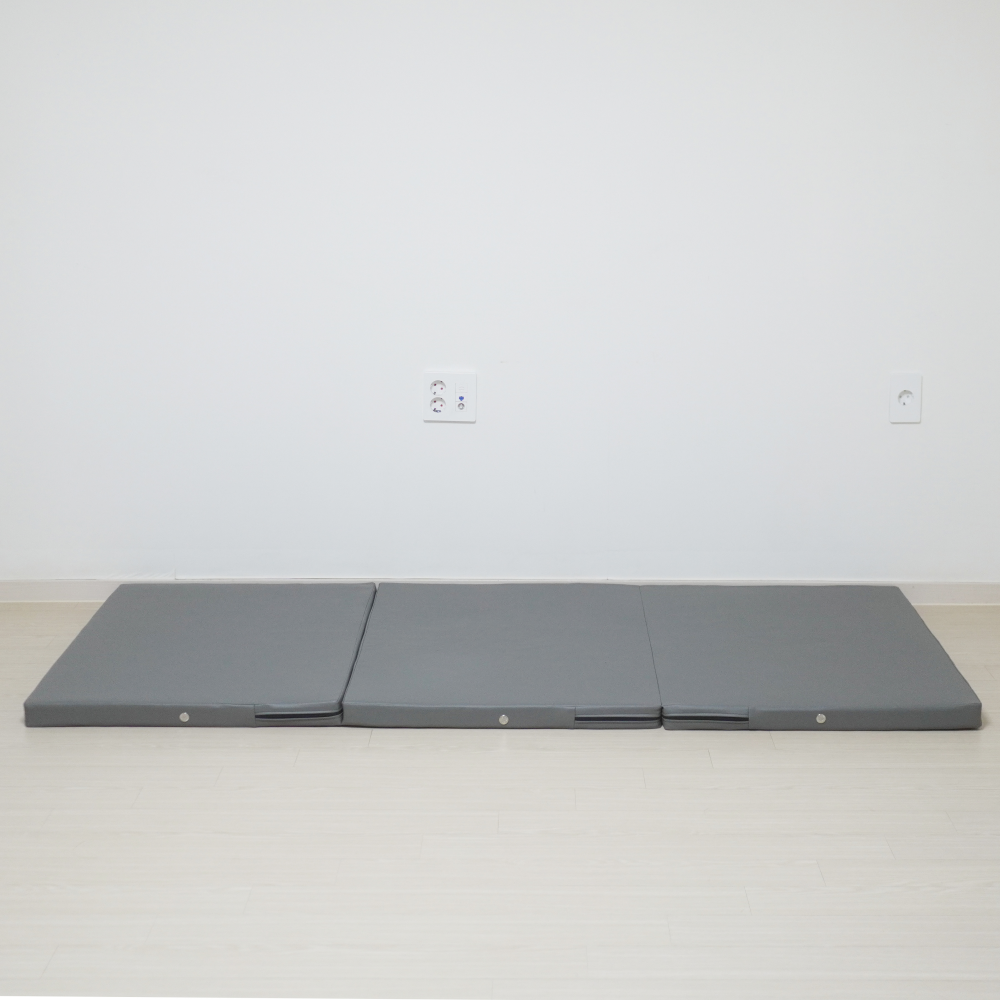 딥코어 접이식 매트리스 3단 1인용 바닥 수면 단단한 매트 5cm MS