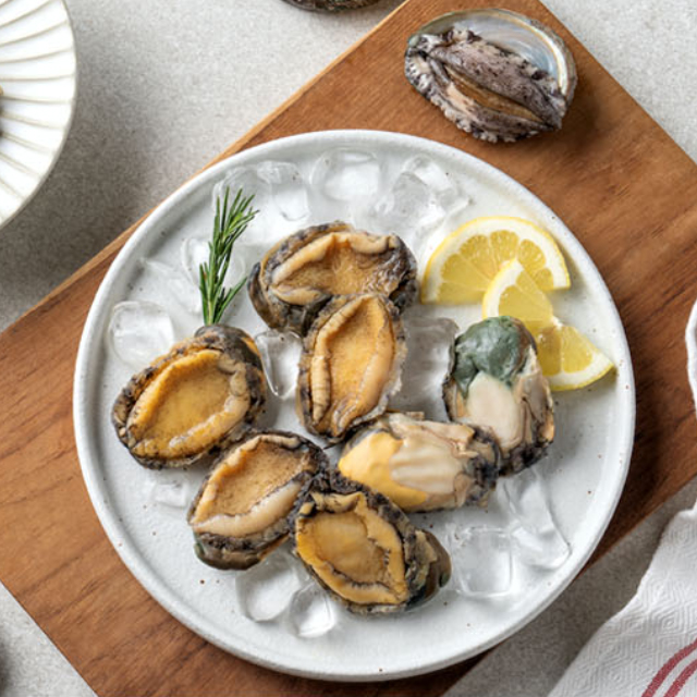 완전 손질 자숙 순살 전복 15마리 (3마리 x 5팩) 유아 전복죽