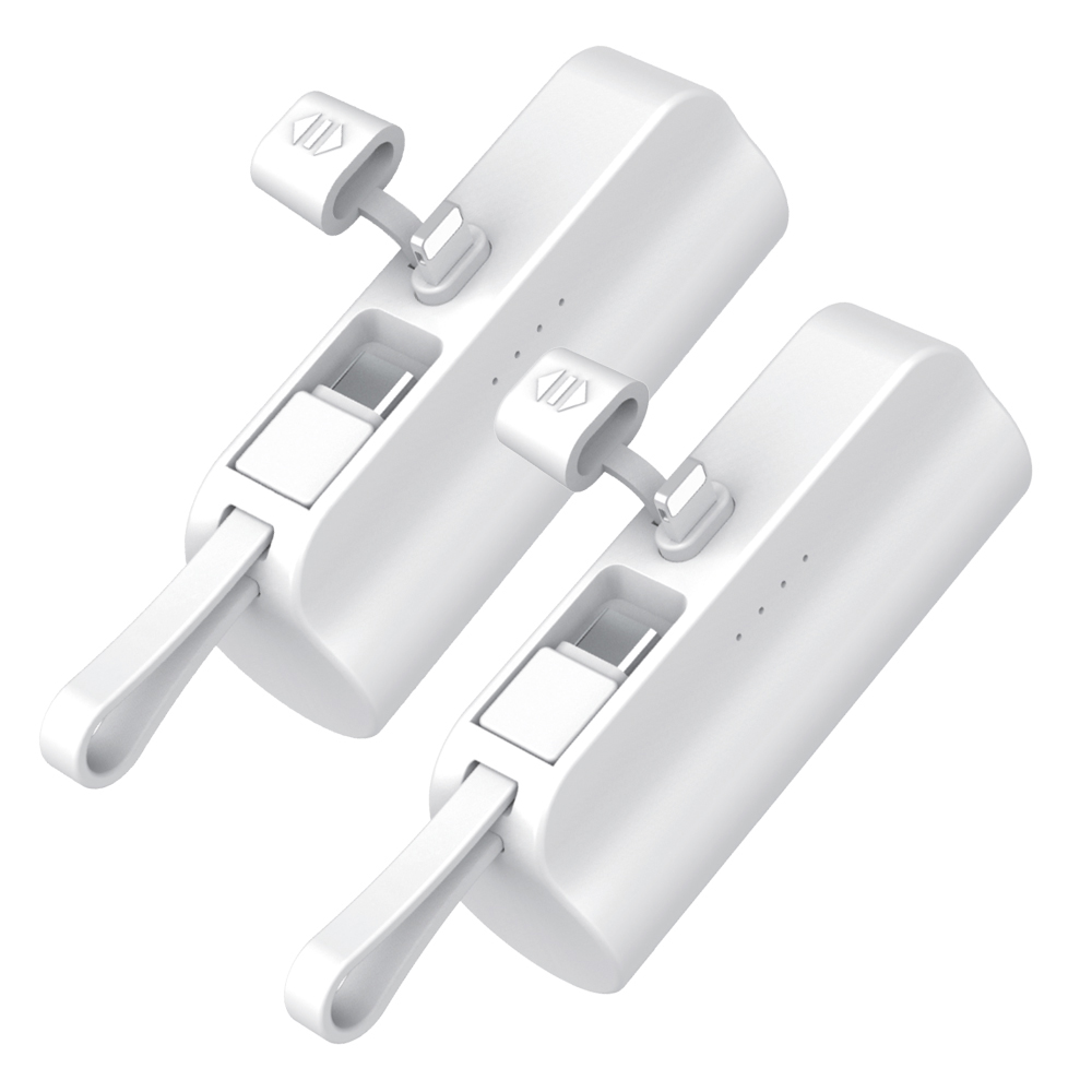 1+1 나이테 일체형 보조배터리 5000mAh ST-AB100 올리브 - 상세 이미지 3