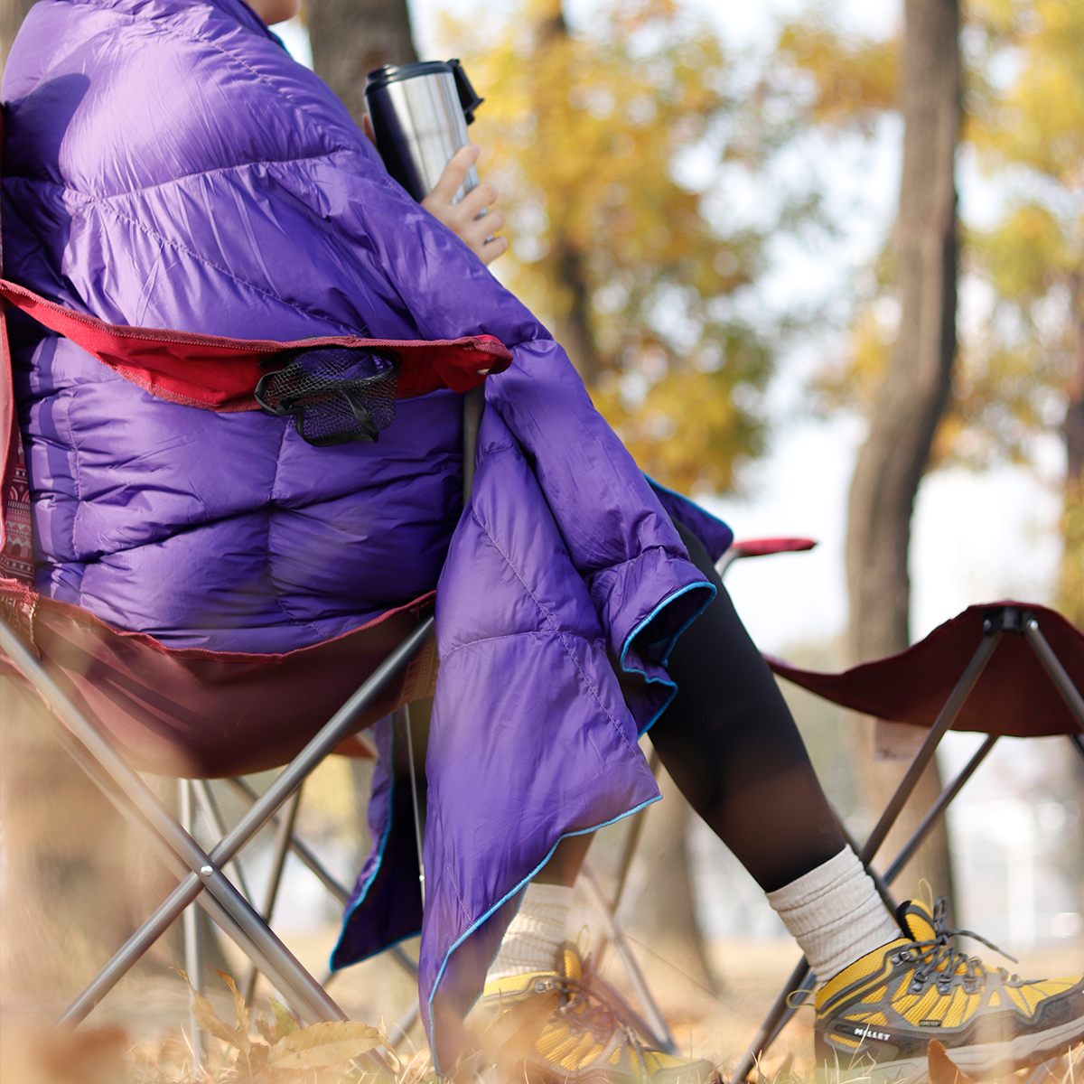 덕다운 캠핑 블랭킷 패딩담요 이불 백패킹 차박 초경량 사계절 다용도 침낭 대용